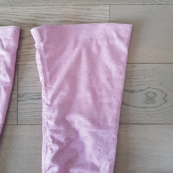 Thigh high boots Glitter Pink - Picture 7 of 8